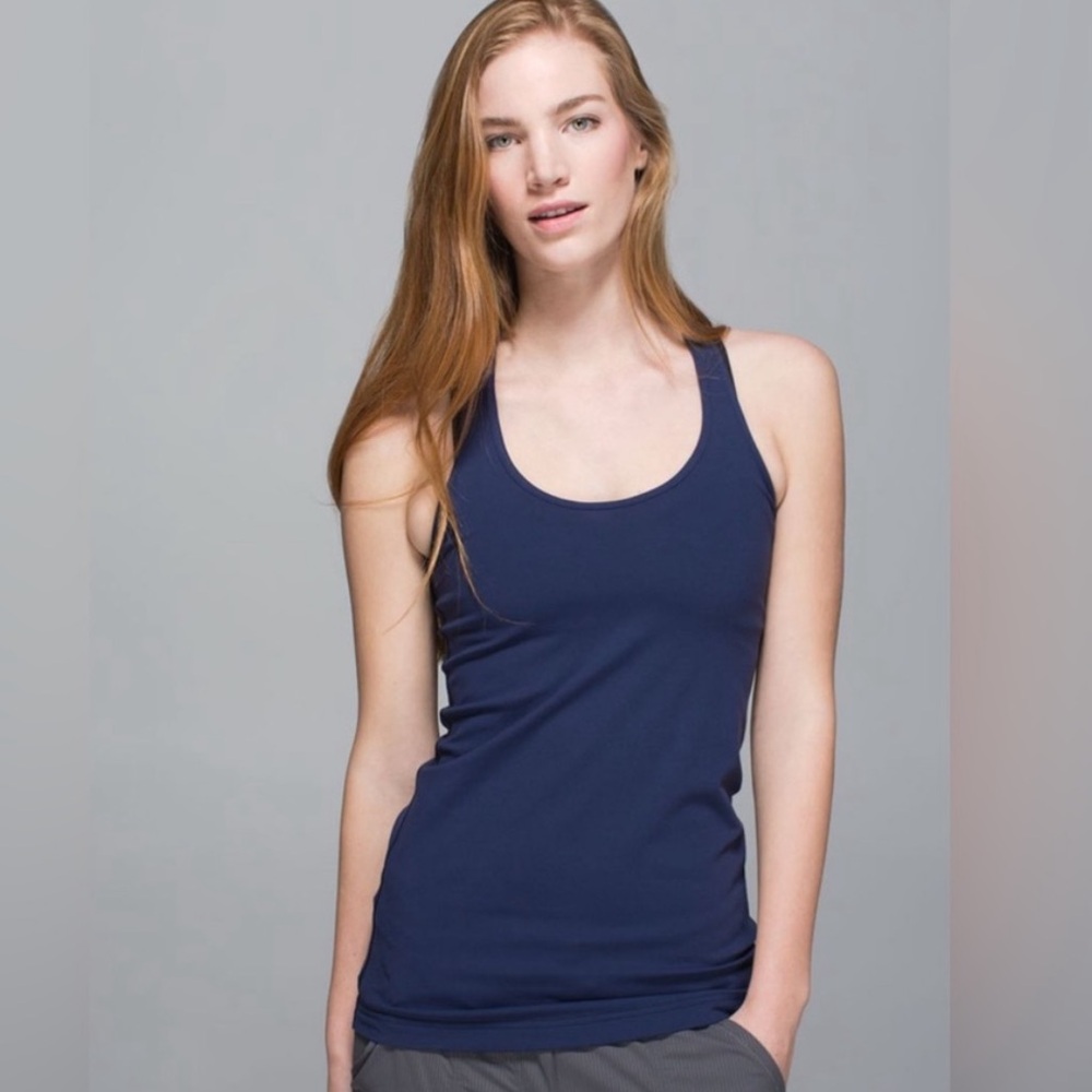 NWT Navy Blue Cool Racerback II Nulu
